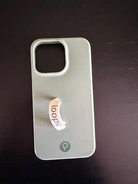 iPhone 13 Pro Loopy Sage Green Phone Case with Grip